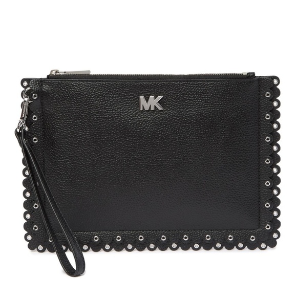 Michael Kors Scallop Leather Clutch / Wristlet - Picture 1 of 7